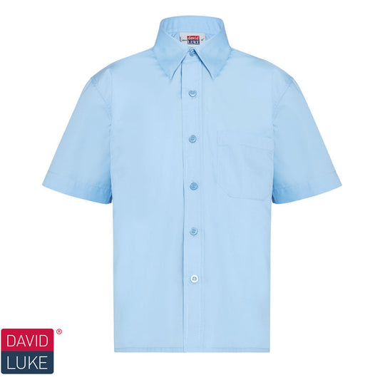 CPS Boys Blue Short Sleeve Shirt (2 per pack)